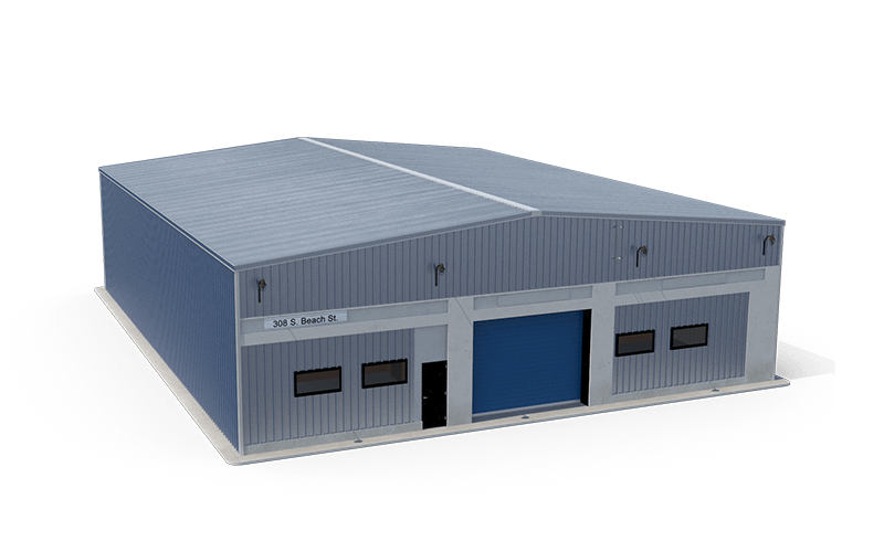 Steel Storage Building.H16.2k